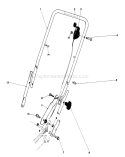 Handle Assembly Diagram and Parts List for 20610 1000001-1999999 - 1981 Toro Lawn Mower