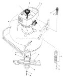 Engine Assembly Diagram and Parts List for 20610 3000001-3999999 - 1983 Toro Lawn Mower