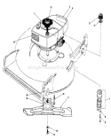 Engine Assembly Diagram and Parts List for 20610 4000001-4999999 - 1984 Toro Lawn Mower