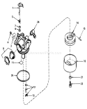 Carburetor Diagram and Parts List for 20611 9000001-9999999 - 1989 Toro Lawn Mower
