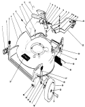Part Location Diagram of 11-4089 Toro 21 Sp Rb Hsg/Decal