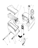 Air Cleaner and Fuel Tank Diagram and Parts List for 20620C 8000001-8999999 - 1988 Toro Lawn Mower