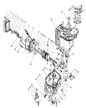 Engine Diagram and Parts List for 20620C 8000001-8999999 - 1988 Toro Lawn Mower