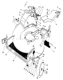 Housing Assembly Diagram and Parts List for 20620C 8000001-8999999 - 1988 Toro Lawn Mower