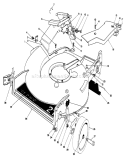 Housing Assembly Diagram and Parts List for 20620 6000001-6999999 - 1986 Toro Lawn Mower