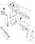 Part Location Diagram of 11-8709 Toro Upper Gear Case Assembly