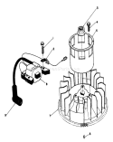 Magneto and Flywheel Assembly Diagram and Parts List for 20620 7000001-7999999 - 1987 Toro Lawn Mower
