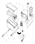Air Cleaner and Fuel Tank Diagram and Parts List for 20620 8000001-8999999 - 1988 Toro Lawn Mower