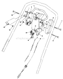 Traction Control Assembly Diagram and Parts List for 20622C 7000001-7999999 - 1987 Toro Lawn Mower