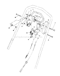 Traction Control Assembly Diagram and Parts List for 20622C 9000001-9999999 - 1989 Toro Lawn Mower