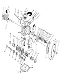 Gear Case Assembly Diagram and Parts List for 20622 0000001-0003101 - 1990 Toro Lawn Mower