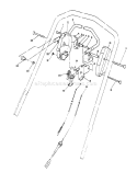 Traction Control Assembly Diagram and Parts List for 20622 0003102-0999999 - 1990 Toro Lawn Mower