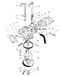 Carburetor Diagram and Parts List for 20622 0003102-0999999 - 1990 Toro Lawn Mower