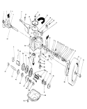 Gear Case Assembly Diagram and Parts List for 20622 0003102-0999999 - 1990 Toro Lawn Mower