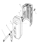 Muffler Assembly Diagram and Parts List for 20622 8000001-8999999 - 1988 Toro Lawn Mower