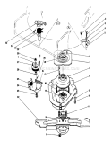 Blade and Brake Clutch Assembly Diagram and Parts List for 20622 8000001-8999999 - 1988 Toro Lawn Mower