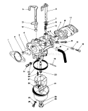 Carburetor Diagram and Parts List for 20622 8000001-8999999 - 1988 Toro Lawn Mower