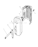 Muffler Assembly Diagram and Parts List for 20624C 8000001-8999999 - 1988 Toro Lawn Mower
