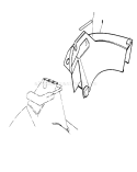 Side Discharge Chute Diagram and Parts List for 20624C 8000001-8999999 - 1988 Toro Lawn Mower