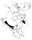 Housing Assembly Diagram and Parts List for 20624 6000001-6999999 - 1986 Toro Lawn Mower