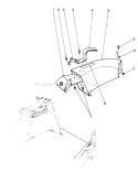 Side Discharge Diagram and Parts List for 20624 6000001-6999999 - 1986 Toro Lawn Mower