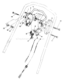 Traction Control Assembly Diagram and Parts List for 20624 6000001-6999999 - 1986 Toro Lawn Mower