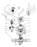 Blade and Brake Clutch Assembly Diagram and Parts List for 20624 8000001-8999999 - 1988 Toro Lawn Mower