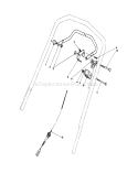 Traction Control Assembly Diagram and Parts List for 20626C 6000001-6999999 - 1986 Toro Lawn Mower