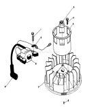 Magneto & Flywheel Assembly Diagram and Parts List for 20627C 7000001-7999999 - 1987 Toro Lawn Mower