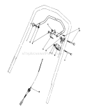 Traction Control Assembly Diagram and Parts List for 20627C 8000001-8999999 - 1988 Toro Lawn Mower
