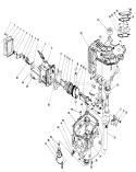 Engine Assembly Diagram and Parts List for 20628C 6000001-6999999 - 1986 Toro Lawn Mower