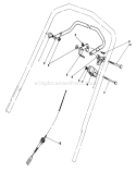 Traction Control Assembly Diagram and Parts List for 20628C 7000001-7999999 - 1987 Toro Lawn Mower
