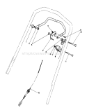 Traction Control Assembly Diagram and Parts List for 20628C 8000001-8999999 - 1988 Toro Lawn Mower