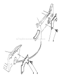 Wear Plate Diagram and Parts List for 20628C 8000001-8999999 - 1988 Toro Lawn Mower