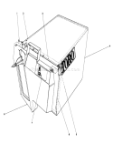 Grass Bag Assembly Diagram and Parts List for 20628C 8000001-8999999 - 1988 Toro Lawn Mower