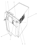 Grass Bag Assembly Diagram and Parts List for 20629C 6000001-6999999 - 1986 Toro Lawn Mower