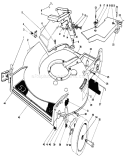 Housing Assembly Diagram and Parts List for 20629C 7000001-7999999 - 1987 Toro Lawn Mower