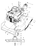 Engine Assembly Diagram and Parts List for 20629C 7000001-7999999 - 1987 Toro Lawn Mower