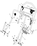 Handle Assembly Diagram and Parts List for 20629C 7000001-7999999 - 1987 Toro Lawn Mower