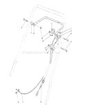 Traction Control Assembly Diagram and Parts List for 20631 8000001-8999999 - 1988 Toro Lawn Mower