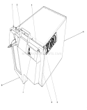 Grass Bag Assembly Diagram and Parts List for 20631 8000001-8999999 - 1988 Toro Lawn Mower