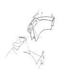 Side Discharge Chute Diagram and Parts List for 20632 9000001-9999999 - 1989 Toro Lawn Mower