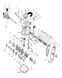 Gear Case Assembly Diagram and Parts List for 20632 9000001-9999999 - 1989 Toro Lawn Mower