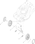 Front Axle Assembly Diagram and Parts List for 20636 270J00001-270J99999 - 2007 Toro Lawn Mower