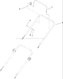Part Location Diagram of 110-8451 Toro NUT-HEX, NYLOC