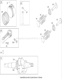 Crankshaft Assembly Diagram and Parts List for 20636 290000001-290999999 - 2009 Toro Lawn Mower