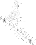Rear Axle and Transmission Assembly Diagram and Parts List for 20637 270K00001-270K99999 - 2007 Toro Lawn Mower