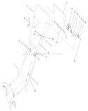 Part Location Diagram of 93-3965 Toro Cover - Bail