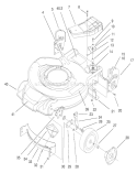 Part Location Diagram of 93-6670 Toro Decal-Hoc, Left Hand