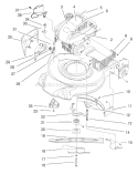 Part Location Diagram of 100-5952 Toro Decal-Engine